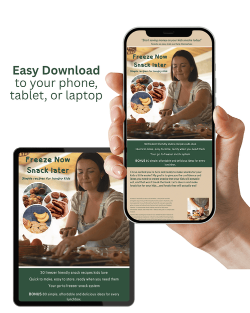 Freeze Now Snack Later Ebook